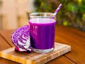 Jugo de repollo morado